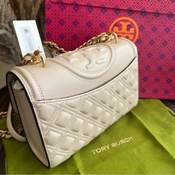 Tory Burch Fleming Small Quilted Leather Convertible Shoulder Bag - Picture 4 of 13